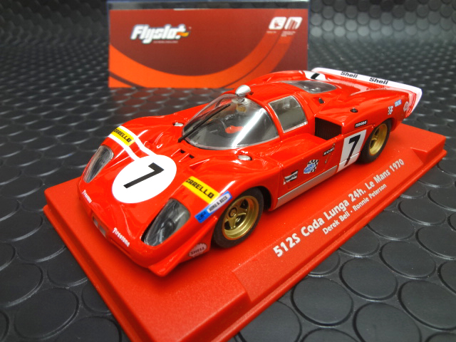 FLYSLOT 1/32 ｽﾛｯﾄｶｰ 707103◇Ferrari 512S #7/D.Bell & R.Paterson Le