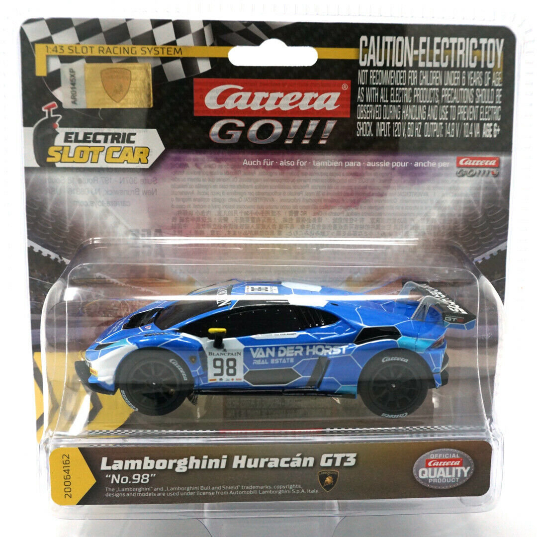 Carrera-Go ｽﾛｯﾄｶｰ 1/43 64162◇LAMBORGHINI HURACAN GT3 #93 1/32の