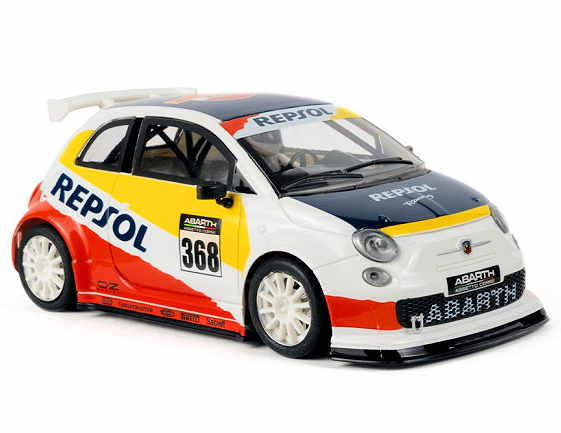 NSR 1/32 ｽﾛｯﾄｶｰ 0338SW◇Fiat Abarth 500 ”Repsol” －Blue－ フィアット500アバルト に「レプソル」新登場！☆早くも入荷完了！！ | NASCAR・スロットカー・ミニカーの専門店<<サッキーズ・コレクションズ大阪>> by CAR-BOX