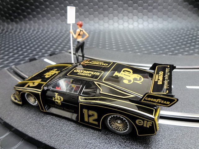 RACER / SIDEWAYS 1/32 ｽﾛｯﾄｶｰ SWLE03◇ J.P.S. BMW M1 TURBO Gr-5