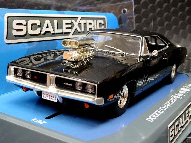 scalextric1/32 ｽﾛｯﾄｶｰ C3936F☆Dodge Charger R/T Black Gloss 