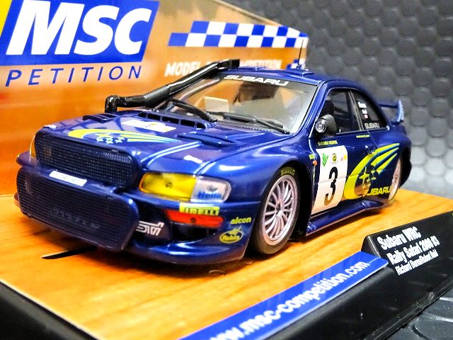 MSC 1/32 ｽﾛｯﾄｶ- 6042◇SUBARU IMPREZZA WRC #3 Rallye safari