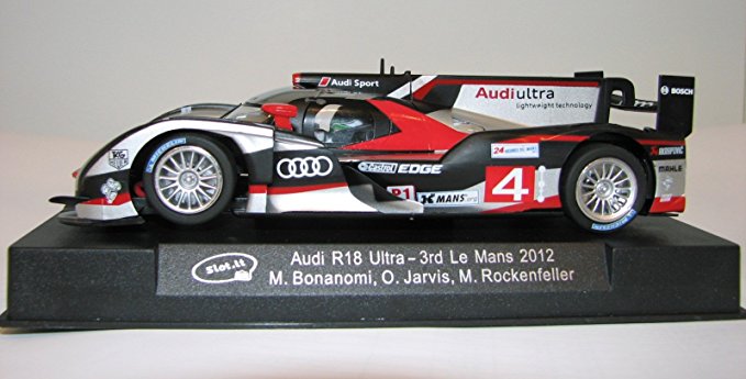 Slot It 1/32 ｽﾛｯﾄｶｰ CA38a◇ Audi R18 Ultra #4/ Bonanomi, Jarvis