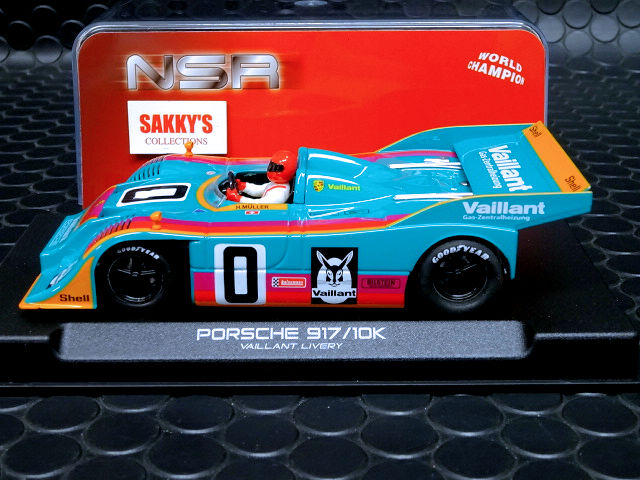 NSR 1/32 ｽﾛｯﾄｶｰ 0212-SW◇ Porsche 917/10K ”Vaillant” #0/Herbert