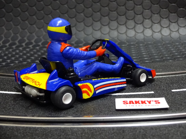 Scalextric 1/32 ｽﾛｯﾄｶｰ c3668◇Super Kart Blue/Yellow 2015年夏