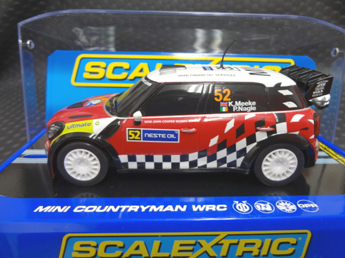 Scalextric 1/32 ｽﾛｯﾄｶｰ C3285☆BMW MINI WRC Rally Italia 2011 #52