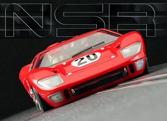 NSR 1/32 ｽﾛｯﾄｶｰ 0020-sw◇ NSR Ford GT40 MkI #20/ Sidney