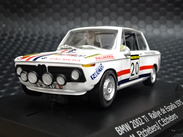 Spirit 1/32 ｽﾛｯﾄｶｰ 601308 - BMW 2002 TI RALLY ESPANA 1975 #20/Etchebers ・  Etchebers 可愛い顔したマルニのラリーカー！☆入荷しています |  NASCAR・スロットカー・ミニカーの専門店<<サッキーズ・コレクションズ大阪>> by CAR-BOX