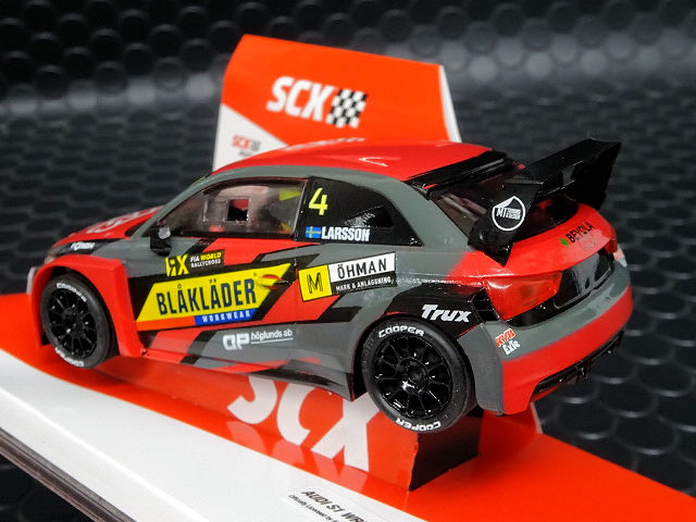 SCX 1/32 ｽﾛｯﾄｶｰ U10388◇ AUDI S1 RX ”Blaklader” #4/ Robin Larsson