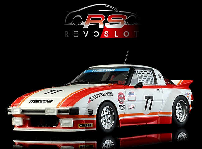 Revoslot 1/32 ｽﾛｯﾄｶｰ RS0278 ◇ Mazda RX-7 Daytona 1979 #77