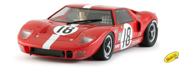 Slot it 1/32 ｽﾛｯﾄｶｰ SI-CA18E ◇FORD GT40 #18/M Casoni & U