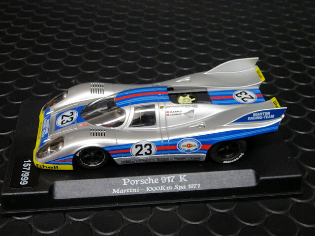 NSR 1/32 ｽﾛｯﾄｶｰ SET20◇ Porsche 917K ”Martini ” #23/H.Marko-G.Lennep. Spa  1000km 1971, 「Histric Line」は化粧箱入り限定モデル・ポルシェ917K マルティニ◇10/27日発売！ |  NASCAR・スロットカー・ミニカーの専門店<<サッキーズ・コレクションズ大阪>> by CAR-BOX