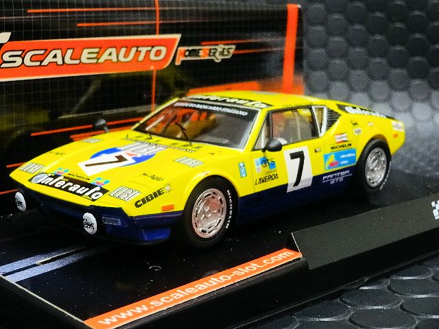 Scaleauto 1/32 ｽﾛｯﾄｶｰ SC6035◇DeTOMASO PANTERA #7 Beurlys