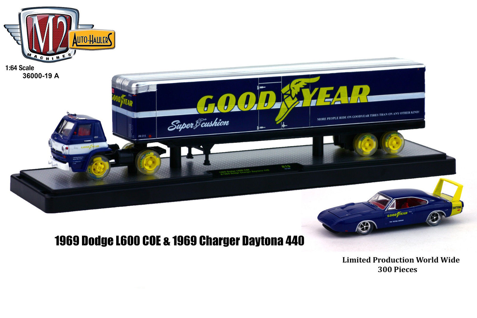 M2 1/64 ﾀﾞｲｷｬｽﾄﾓﾃﾞﾙ ◇ 1969 Dodge L600 COE truck ＆ 1969 Dodge