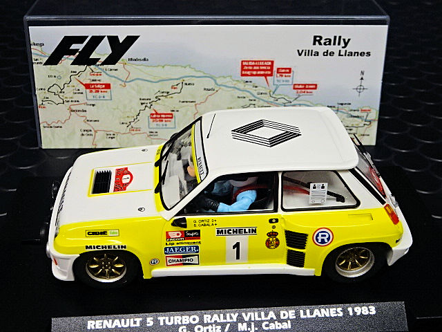 FLY 1/32 ｽﾛｯﾄｶｰ 03703◇Renault 5 Turbo #1/Genito Ortiz-Maria Jesus
