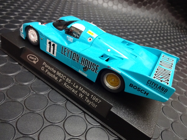 Slot it 1/32 ｽﾛｯﾄｶｰ SICA34A ◇ PORSCHE 962 ”LEYTON HOUSE” #11/FOUCHE KONRAD  TAYLOR LE MANS 1987 懐かしのレイトンハウス！☆海外から再入荷！ |  NASCAR・スロットカー・ミニカーの専門店<<サッキーズ・コレクションズ大阪>> by CAR-BOX