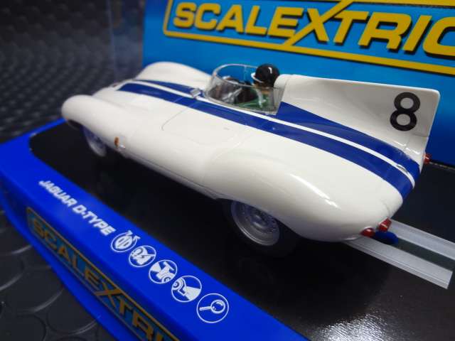 Scalextric 1/32 ｽﾛｯﾄｶｰ C3308◇Jaguar D-Type Sebring 12hr 1956