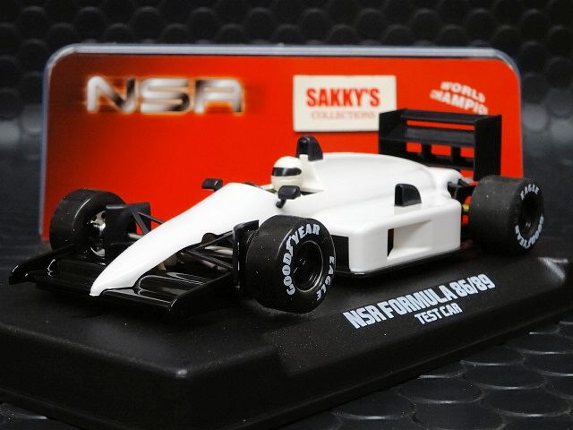 RCフォーミュラーカー NSR 1/32 ｽﾛｯﾄｶｰ 0118◇Formula 86/89 Test Car ”WHITE” '80's