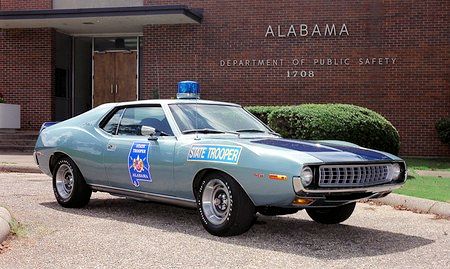 Scalextric 1/32 ｽﾛｯﾄｶｰ C4058 ◇AMC Javelin Alabama State Trooper