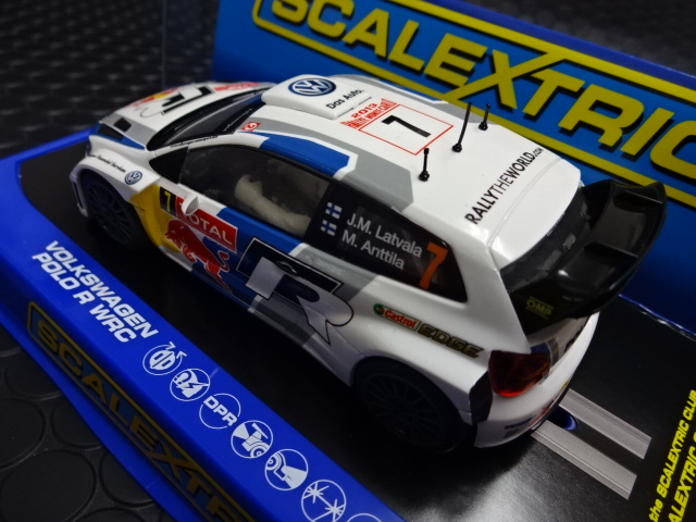 Scalextric 1/32 ｽﾛｯﾄｶｰ C3524◇Volkswagen Scalextric VW Polo WRC