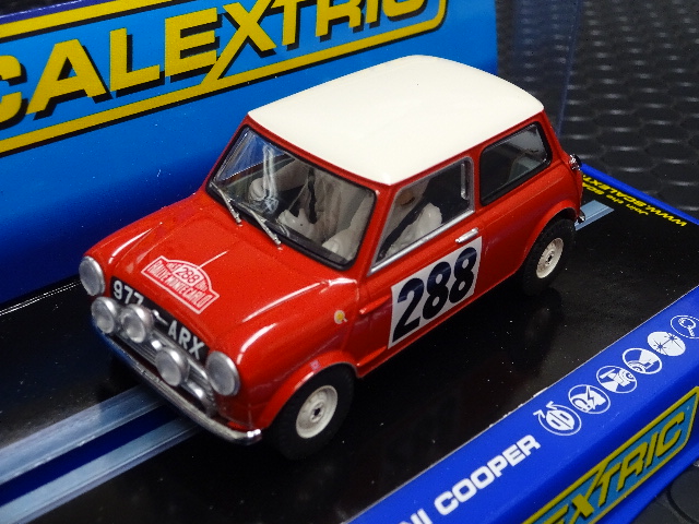 e*n様 scalextric スロットカー Morris Mini モーリスミ Scalextric 1/32 ｽﾛｯﾄｶｰ C3485◇Mini Cooper #288/Rauno Aaltonen