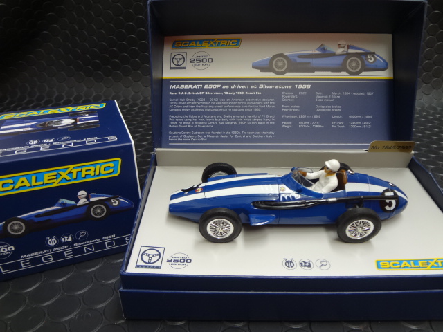Scalextric 1/32 ｽﾛｯﾄｶｰ C3481A ◇MASERATI 250F CARROLL SHELBY 1958