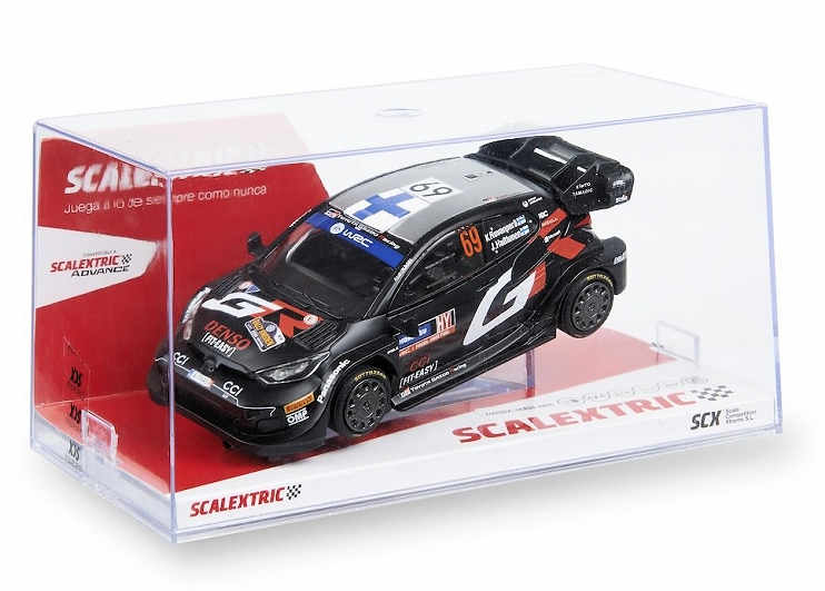 SCX 1/32 ｽﾛｯﾄｶｰ U10529◇ Toyota Yaris #69/Kalle Rovanpera - Jonne