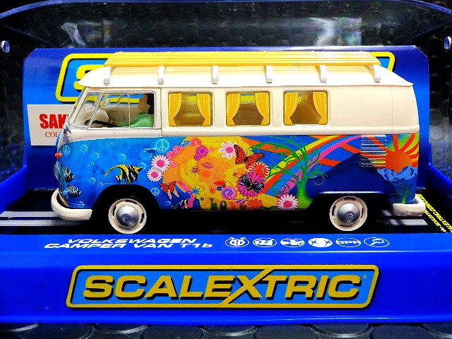 Scalextric 1/32 ｽﾛｯﾄｶｰ C3761◇Volkswagen Camper Van ”Hippie” ﾊｲ