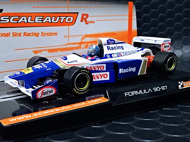 Scaleauto 1/32 ｽﾛｯﾄｶｰ SC6304◇ Formula 90-97 Racing Blue/White 