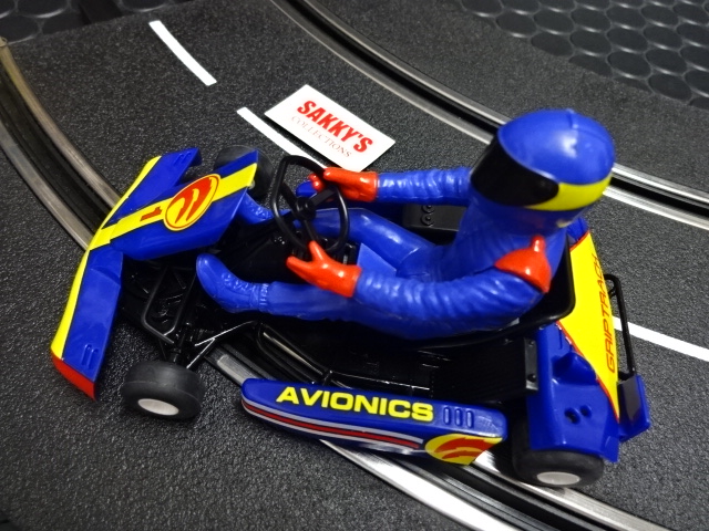 Scalextric 1/32 ｽﾛｯﾄｶｰ c3668◇Super Kart Blue/Yellow 2015年
