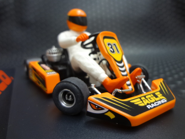 Ninco 1/18 ｽﾛｯﾄｶｰ 50641◇RACING GO-KART EAGLE #31 orange-color