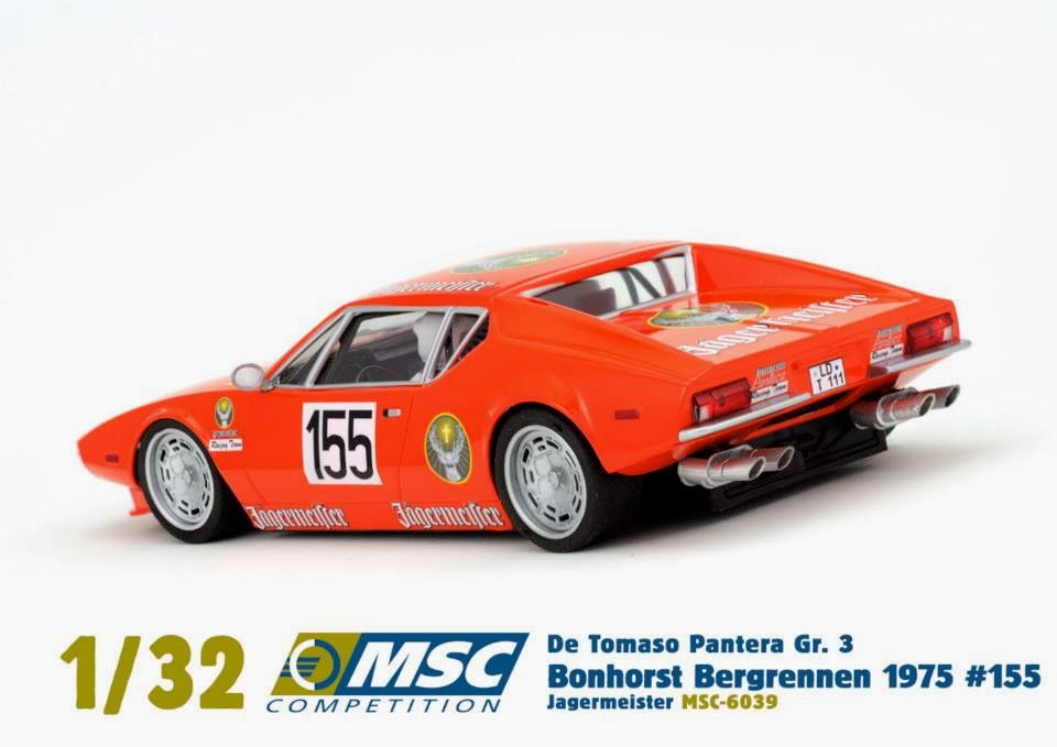 MSC 1/32 ｽﾛｯﾄｶｰ 6039◇ DeTomaso Pantera Gr.3 #155 Bonhorst