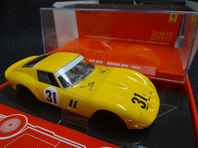 FLY 1/32 ｽﾛｯﾄｶｰ 88333 ◇ FERRARI 250 GTO 500 Km Spa 1965 半完成kit 