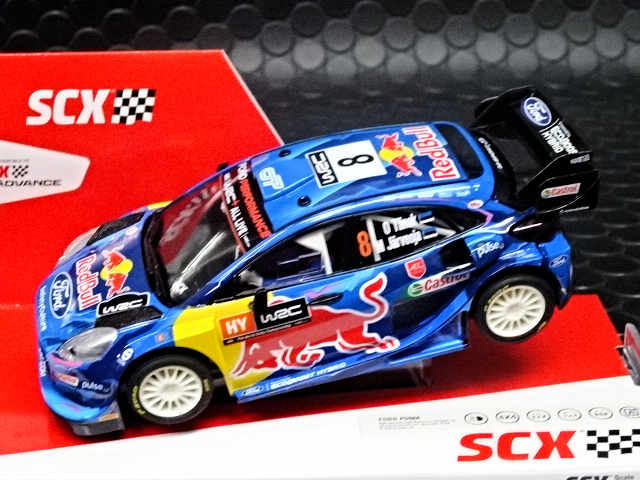 SCX 1/32 ｽﾛｯﾄｶｰ U10455◇ Ford Puma Rally WRC #8/Ott Tanak-Martin 