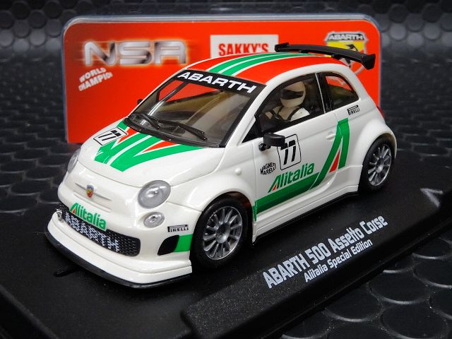 NSR 1/32 ｽﾛｯﾄｶｰ 0101◇FIAT 500 ABARTH #77 