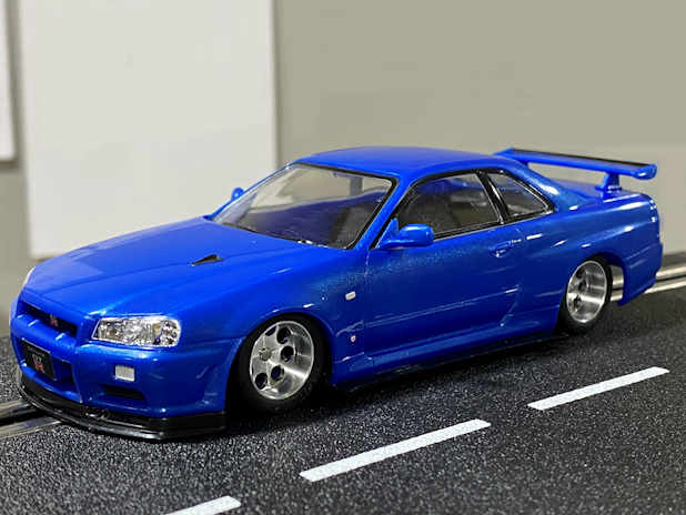 PLAFIT スロットカーkit R34-11A☆ ニッサン R34スカイライン GT-R