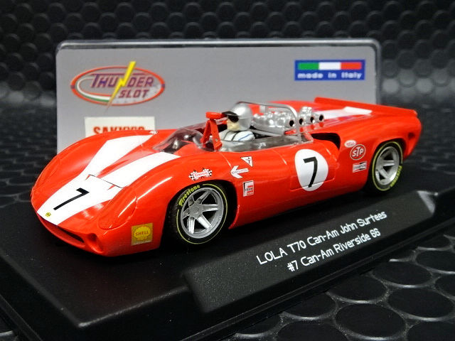 Thunder Slot 1/32 ｽﾛｯﾄｶｰ CA00206◇Lola T70 #7/John Surtees