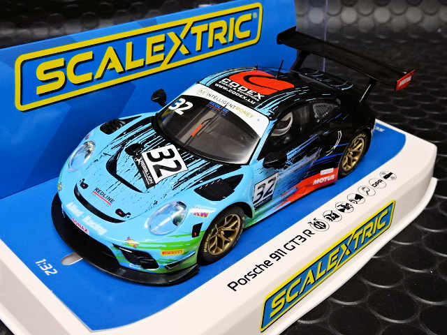 Scalextric 1/32 ｽﾛｯﾄｶｰ C4460 ◇ Porsche 911 GT3 R #32 ”Redline