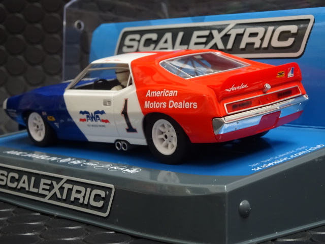 Scalextric 1/32 ｽﾛｯﾄｶｰ C3876 ◇AMC Javelin #1/George Follmer Trans