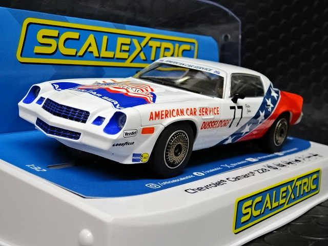 Scalextric 1/32 ｽﾛｯﾄｶｰ C4300◇ Chevrolet Camaro Z28 ＃77/Peter