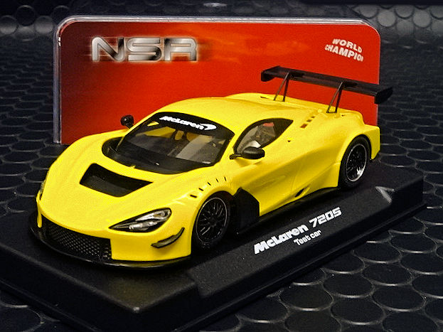 NSR 1/32 ｽﾛｯﾄｶｰ 0241-AW◇McLaren 720S GT3 - Test Car - Yellow AW 