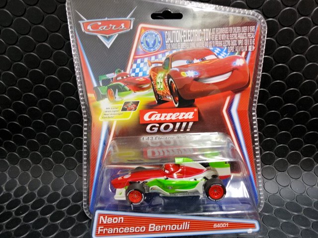 Carrera Go 1/43 ｽﾛｯﾄｶｰ 64001 ◇Neon” Francesco Bernoulli / ネオン・フランチェスコ・ベルヌーイ  Disney/Pixar Cars - マシンの下でネオンが光る！☆カッコいいよ！！ |  NASCAR・スロットカー・ミニカーの専門店u003cu003cサッキーズ・コレクションズ大阪u003eu003e by CAR-BOX