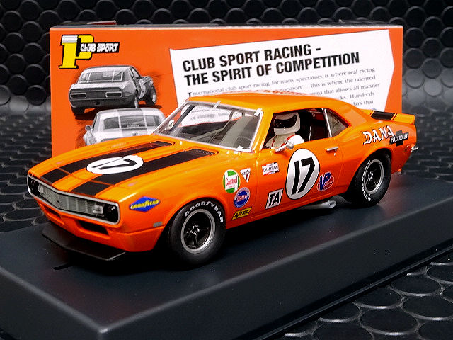 Pioneer 1/32ｽﾛｯﾄｶｰ P134☆'68 Chevy Camaro Trans Am – Orange #17