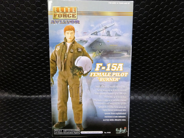 BlueBoxToys社製 1/6 ﾌｨｷﾞｭｱ Elite Force ◇F-15A Female Pilot Burner 