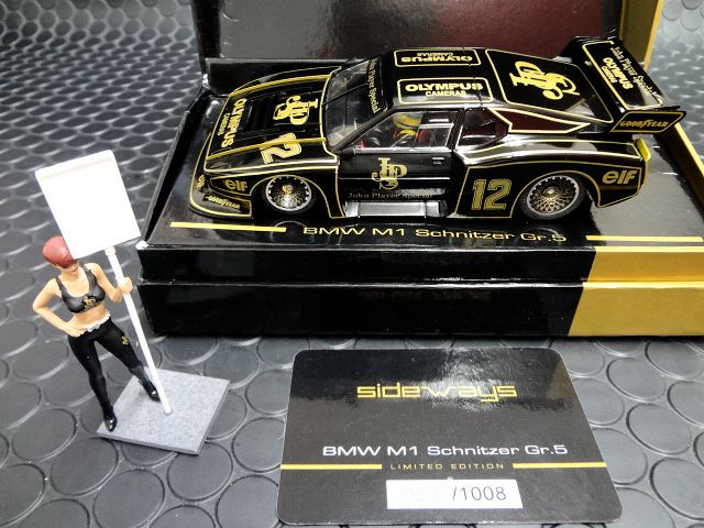 RACER / SIDEWAYS 1/32 ｽﾛｯﾄｶｰ SWLE03◇ J.P.S. BMW M1 TURBO Gr-5
