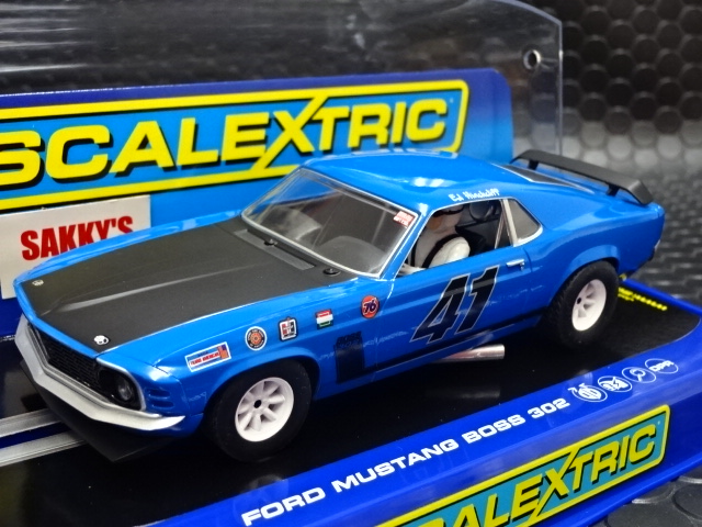 Scalextric 1/32 ｽﾛｯﾄｶｰ C3613◇Ford Mustang Boss 302 #41/ Ed