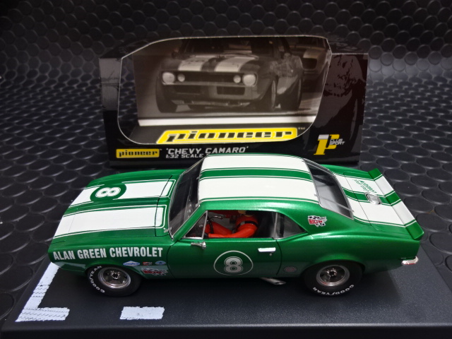 Pioneer 1/32ｽﾛｯﾄｶｰ PO47☆1967 Camaro Z-28 #8 'Alan Green Chevrolet