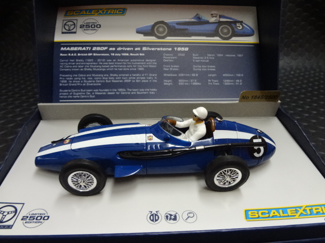 Scalextric 1/32 ｽﾛｯﾄｶｰ C3481A ◇MASERATI 250F CARROLL SHELBY 1958