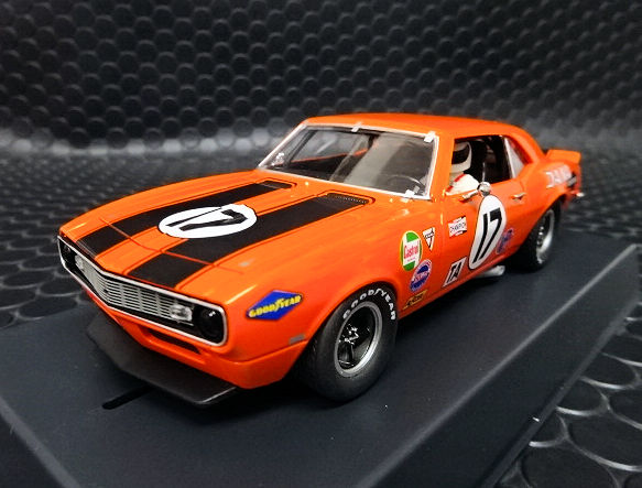 Pioneer 1/32ｽﾛｯﾄｶｰ P134☆'68 Chevy Camaro Trans Am – Orange #17