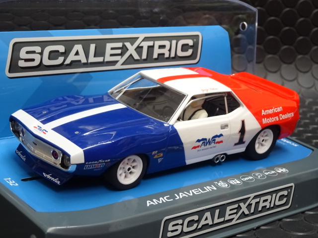 Scalextric 1/32 ｽﾛｯﾄｶｰ C3876 ◇AMC Javelin #1/George Follmer Trans